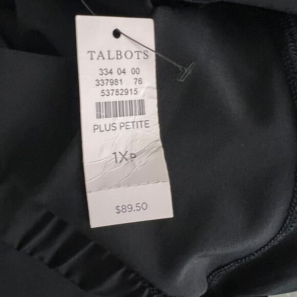T by Talbots Black Skirt New Size 1XP Petite Lightweight - Picture 5 of 8